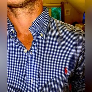 Ralph Lauren custom fit dress shirt.